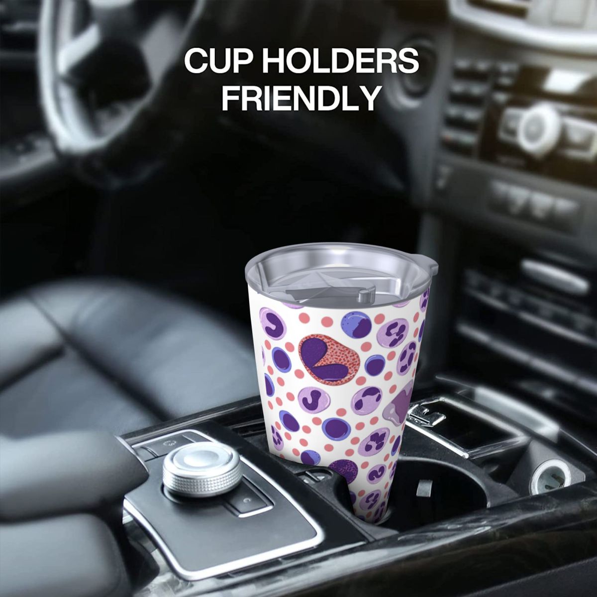 Large White Blood Cell Pattern – обзор и цена Tumbler 20Oz White