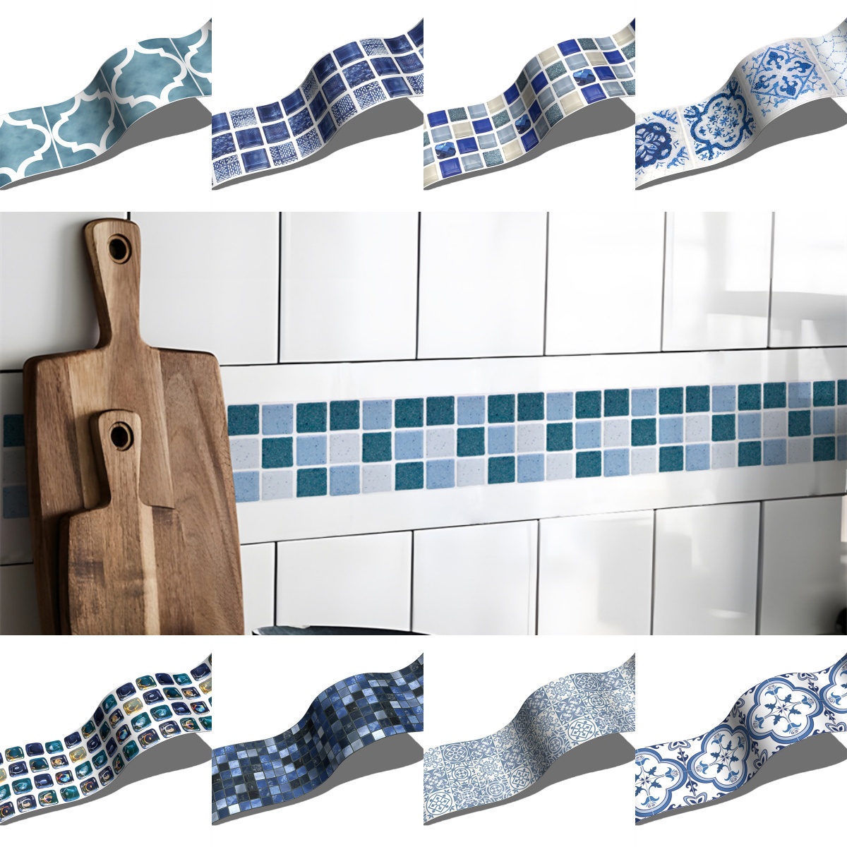 Blue Mosaic Self-Adhesive Base – обзор и цена Ceramic Tile Blank