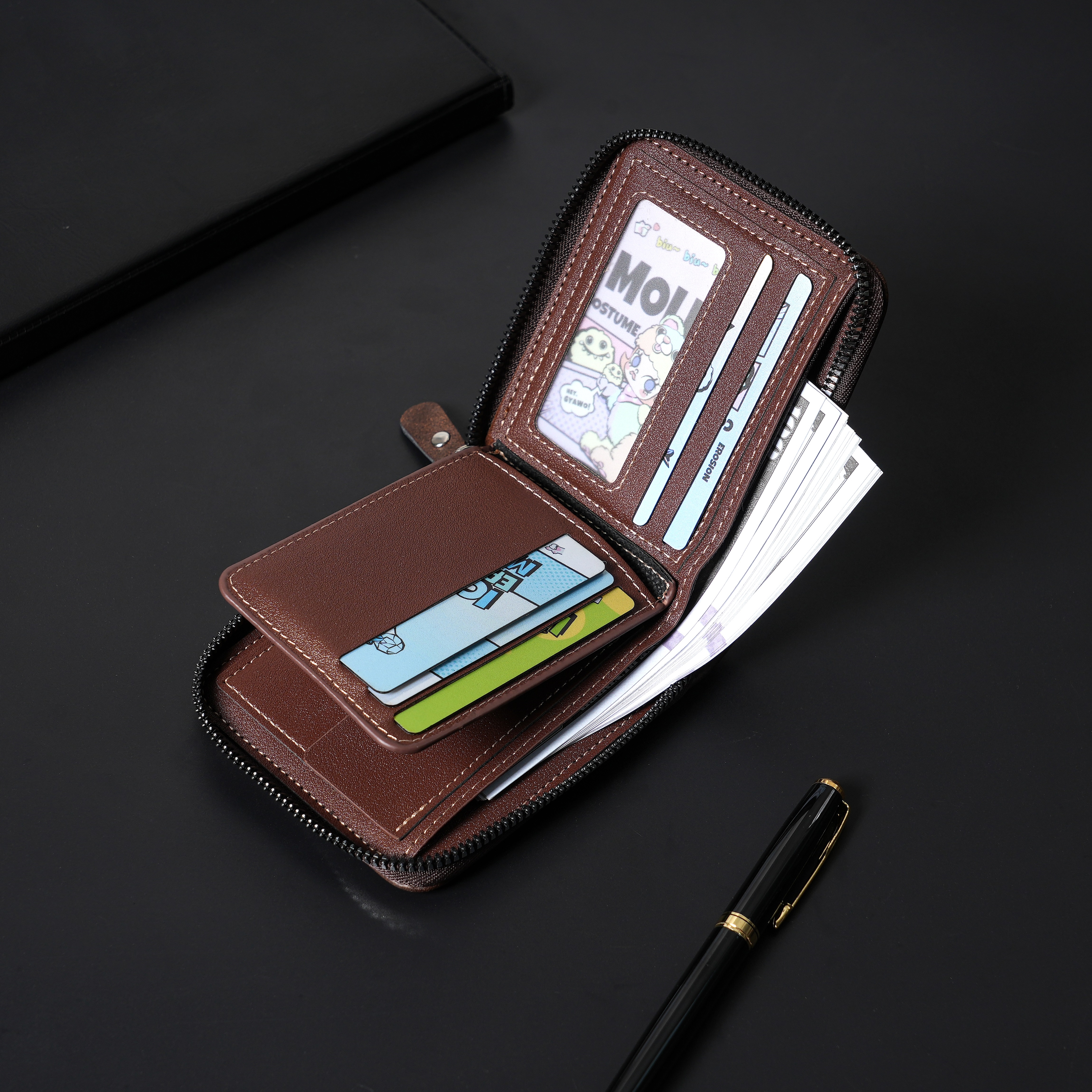 New Men's Zipper Card Holder C – обзор и цена Photo Acrylic Block