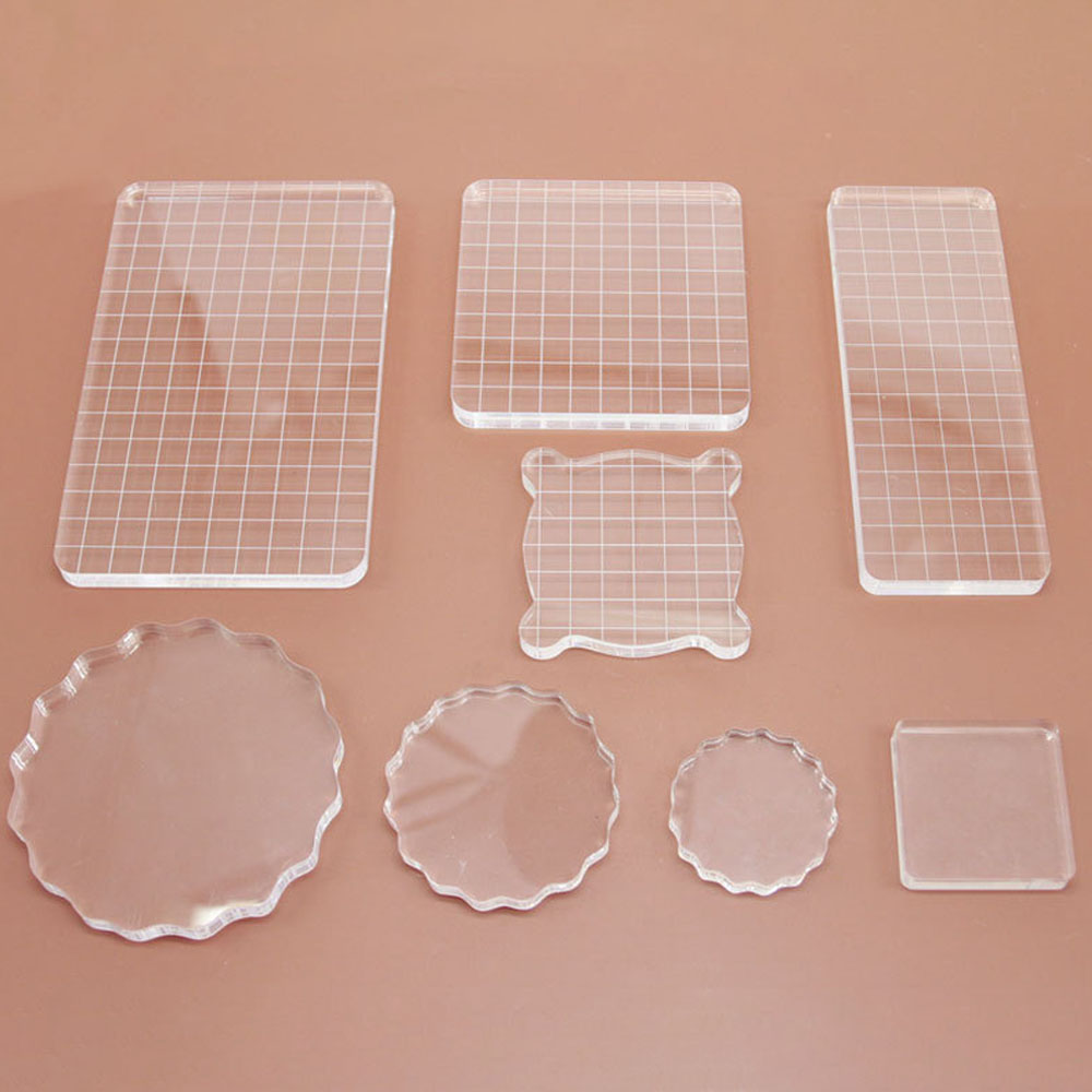 Clear Acrylic Stamp Block Use  – обзор и цена Photo Acrylic Block