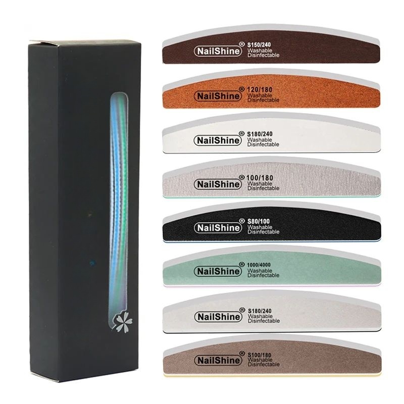 8Pcs/Box Nail File Buffer Kit  – обзор и цена Photo Acrylic Block