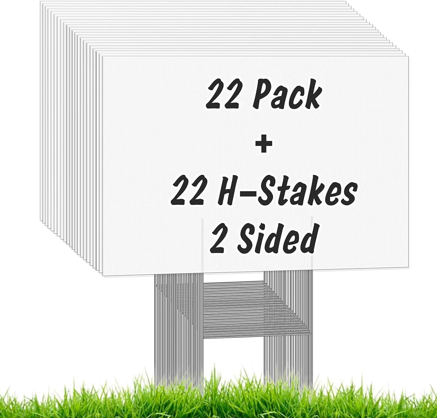 22Pcs Blank Yard Signs with St – обзор и цена Yard Sign Blank