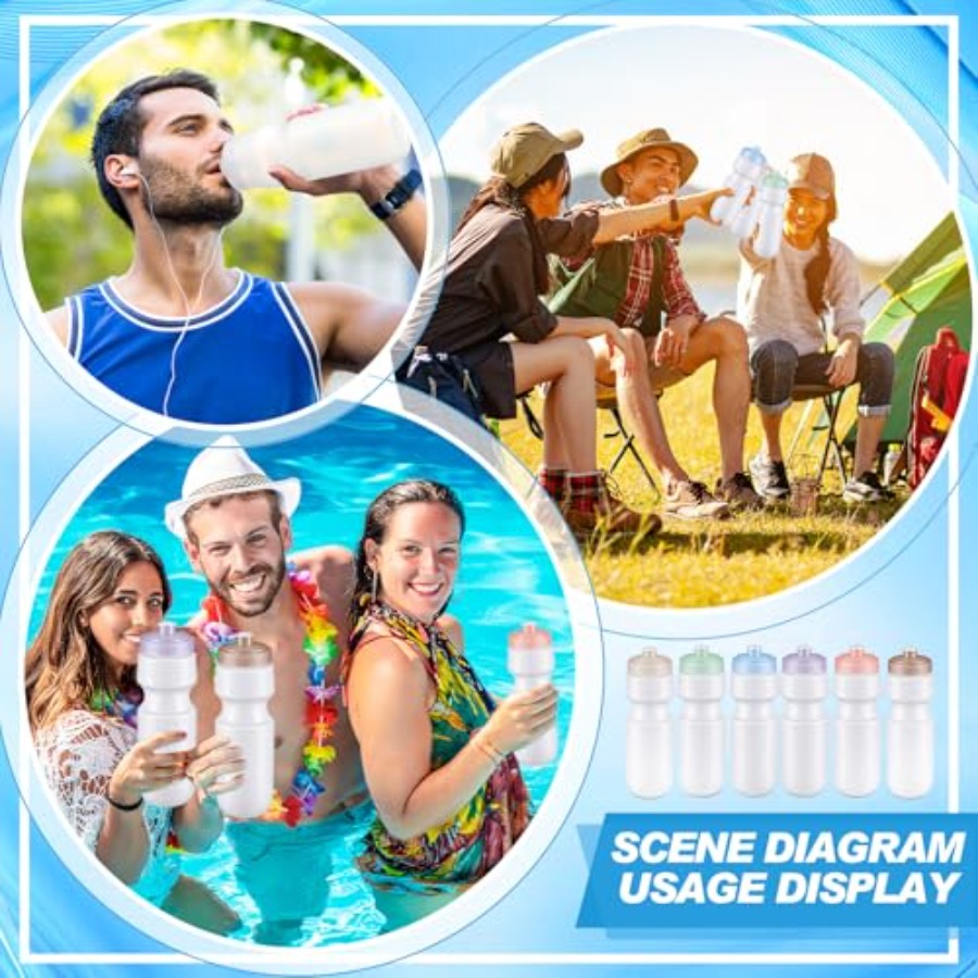 24 Pcs Sports Water Bottles Bu – обзор и цена Water Bottle Blank