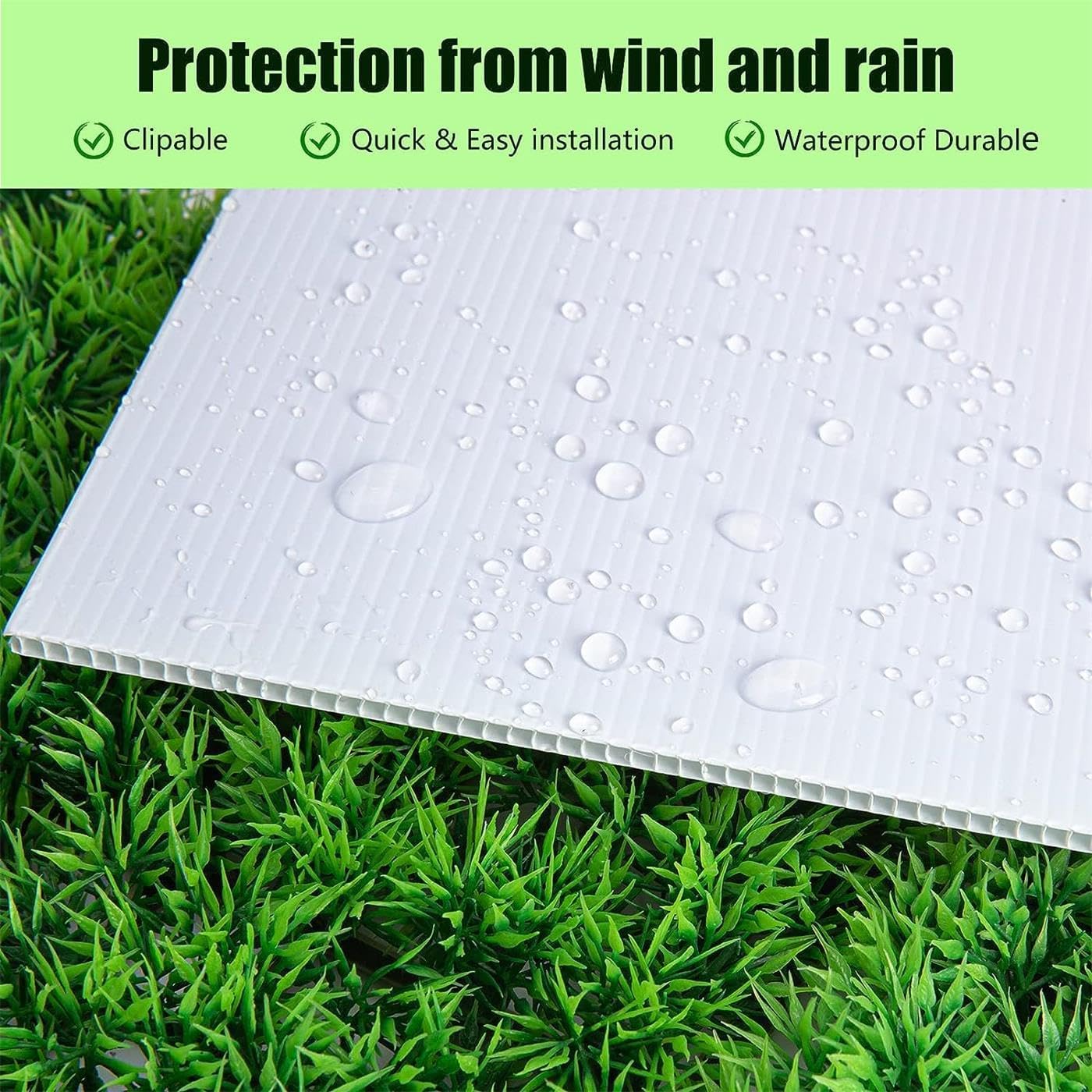 6 Pack 24x18 White Blank Lawn  – обзор и цена Yard Sign Blank
