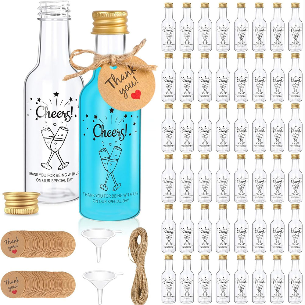 50Pack Mini Liquor Bottles,1.7 – обзор и цена Water Bottle Blank