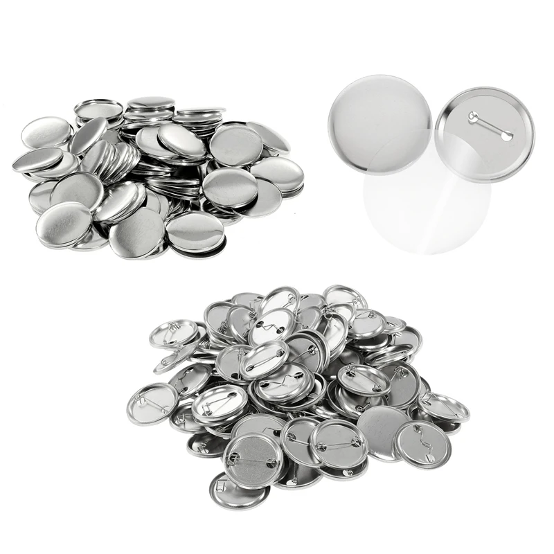 100Set Blank Badge Pin Button  – обзор и цена Button Badge Blank