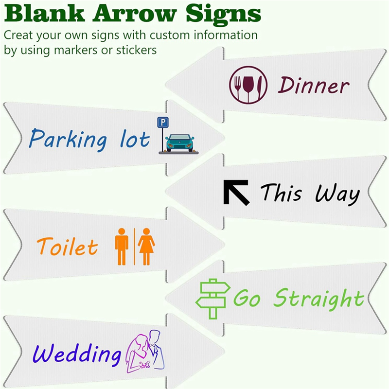 B50C Directional Arrows Signs  – обзор и цена Yard Sign Blank