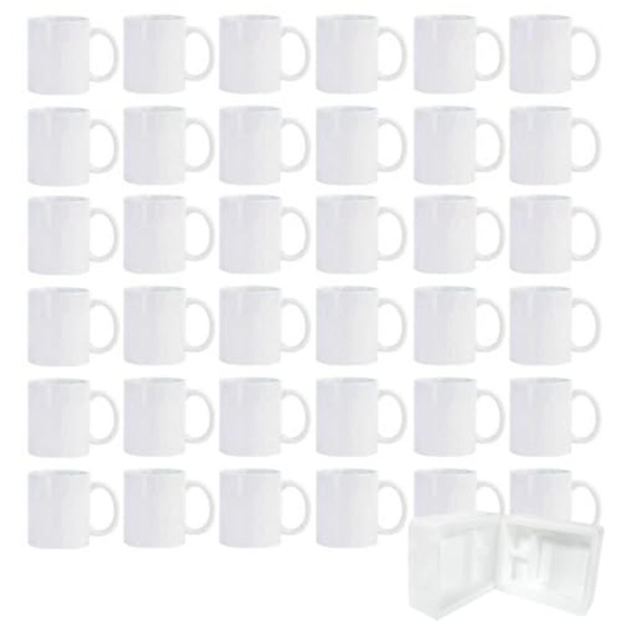 36pcs Sublimation Mugs 11oz Wh – обзор и цена Sublimation Mug White