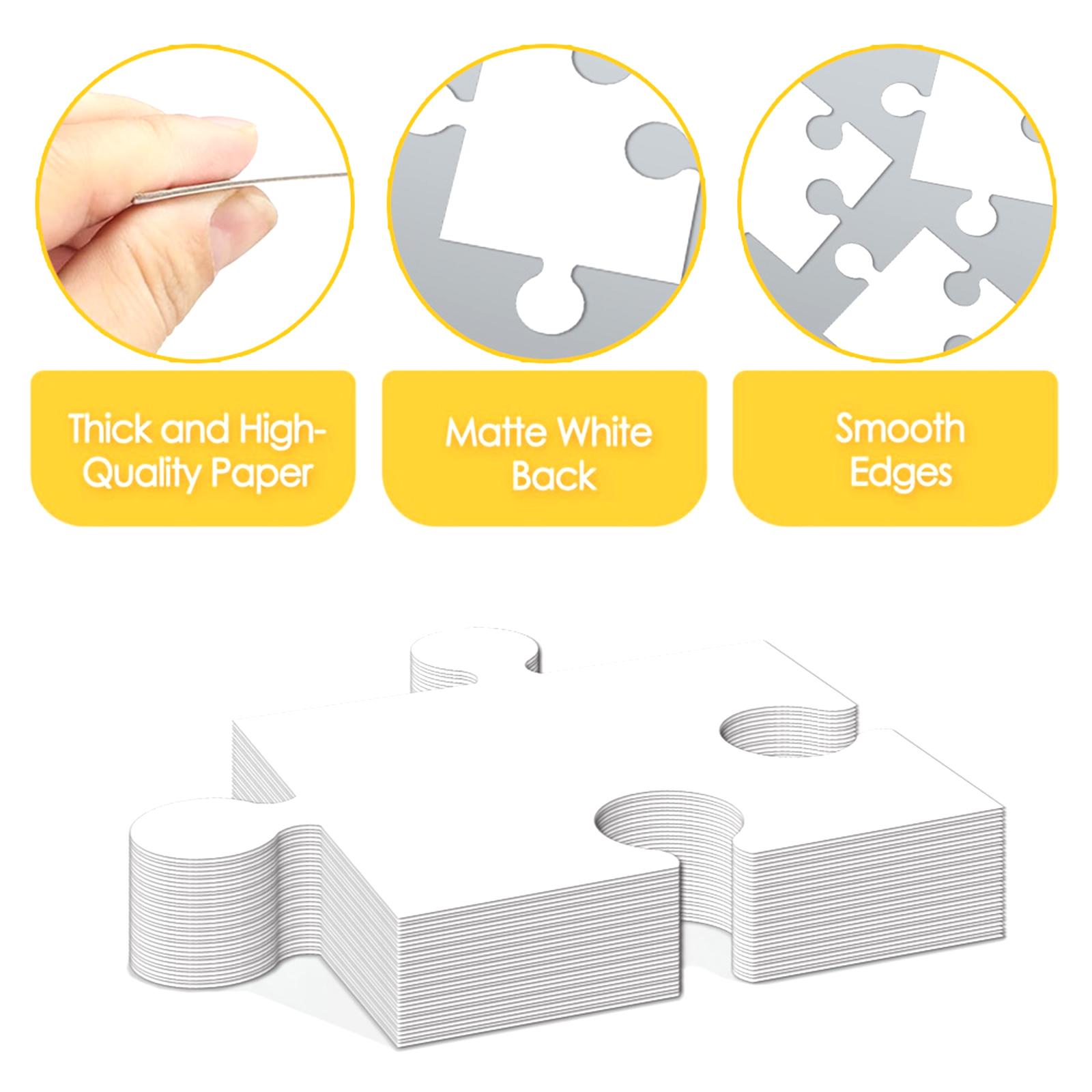 White Cardboard Blank Jigsaw P – обзор и цена Puzzle Blank White