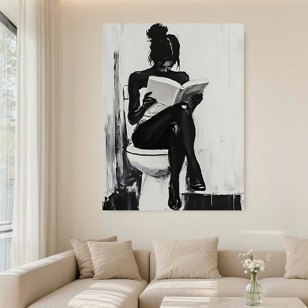 Framed 1pc Modern Abstract Wom – обзор и цена Canvas Wrap Ready
