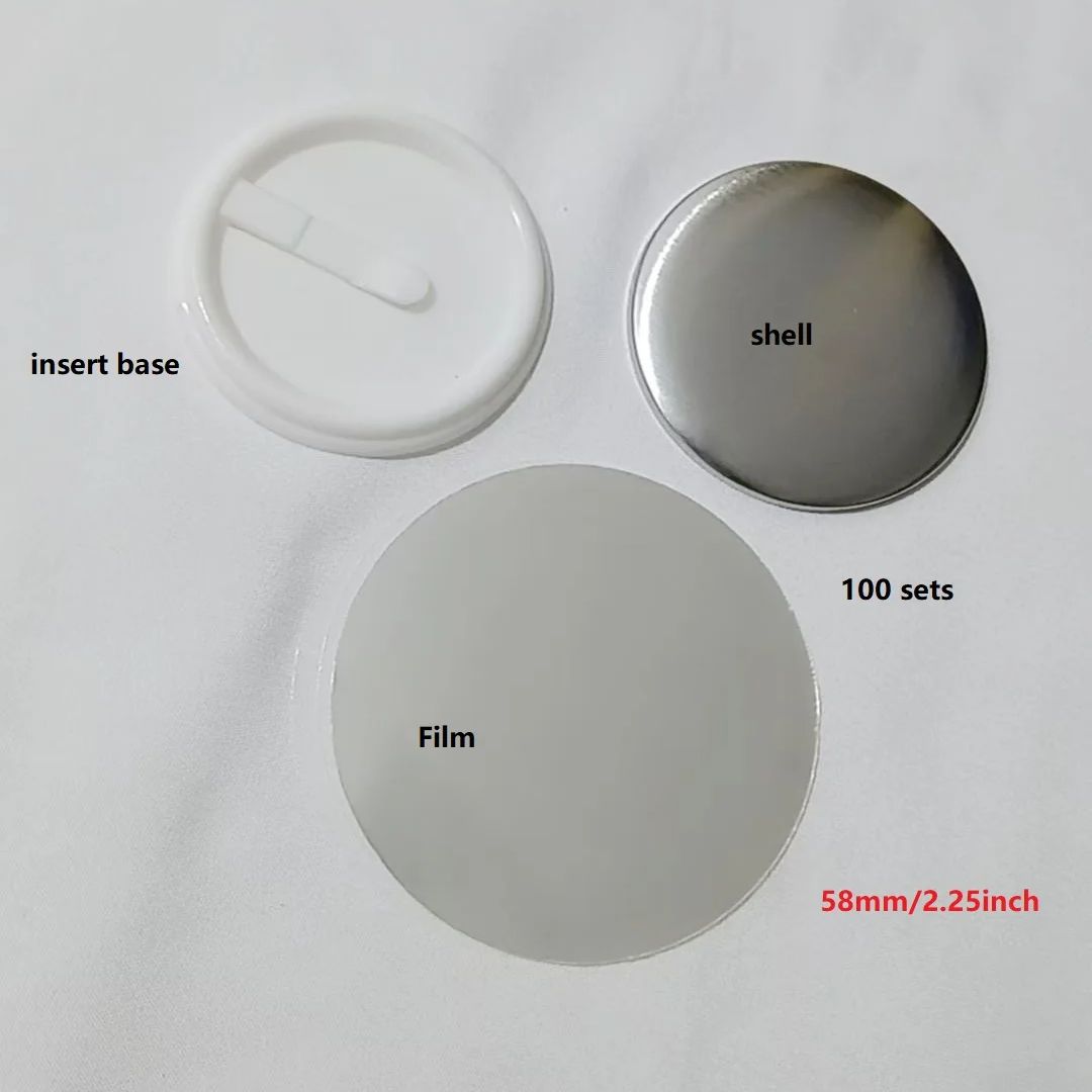 100pcs 58mm 2.25inch Insert bu – обзор и цена Button Badge Blank