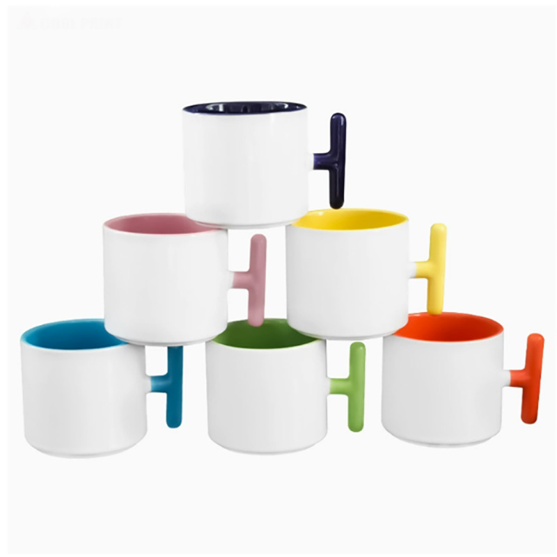2PCS Creativity T-shaped handl – обзор и цена Sublimation Mug White