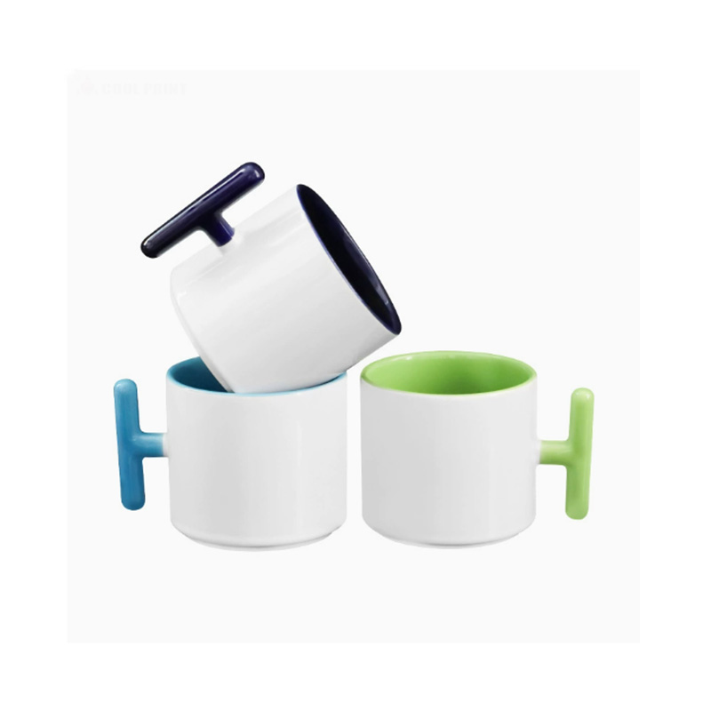 2PCS Creativity T-shaped handl – обзор и цена Sublimation Mug White