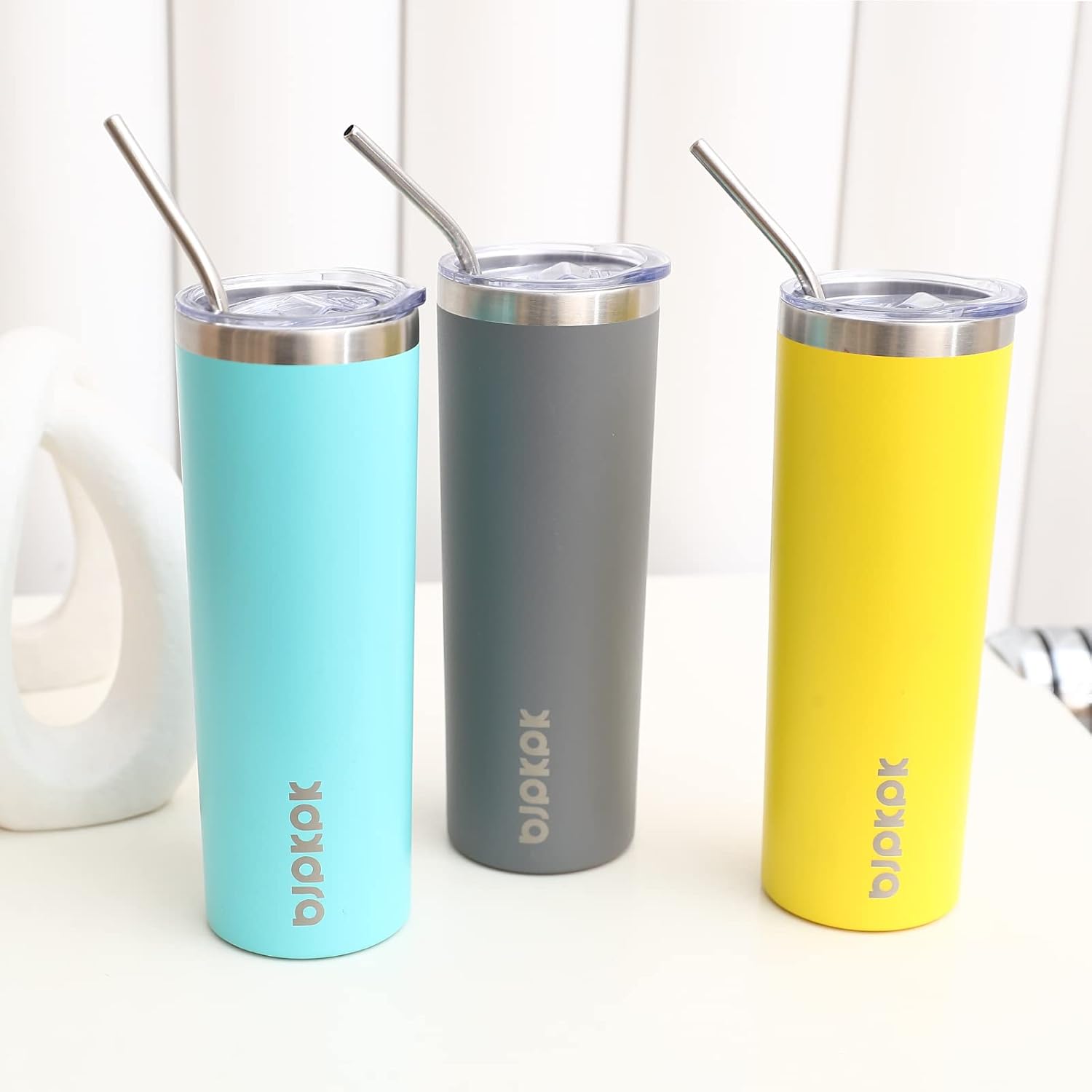 20 oz Skinny Tumbler with Lid, – обзор и цена Tumbler 20Oz White