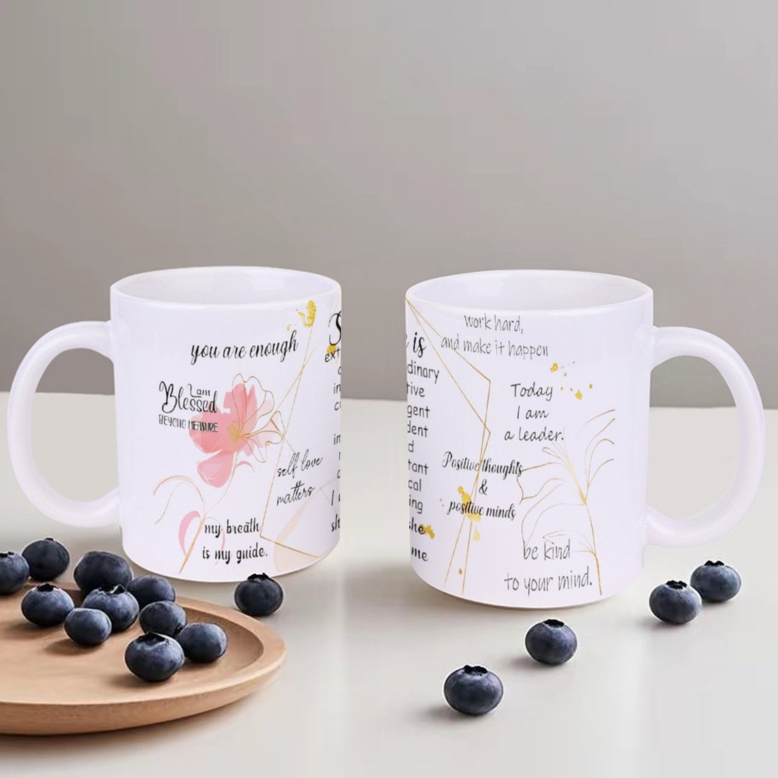 A Poster With A Quote About Sh – обзор и цена Sublimation Mug White