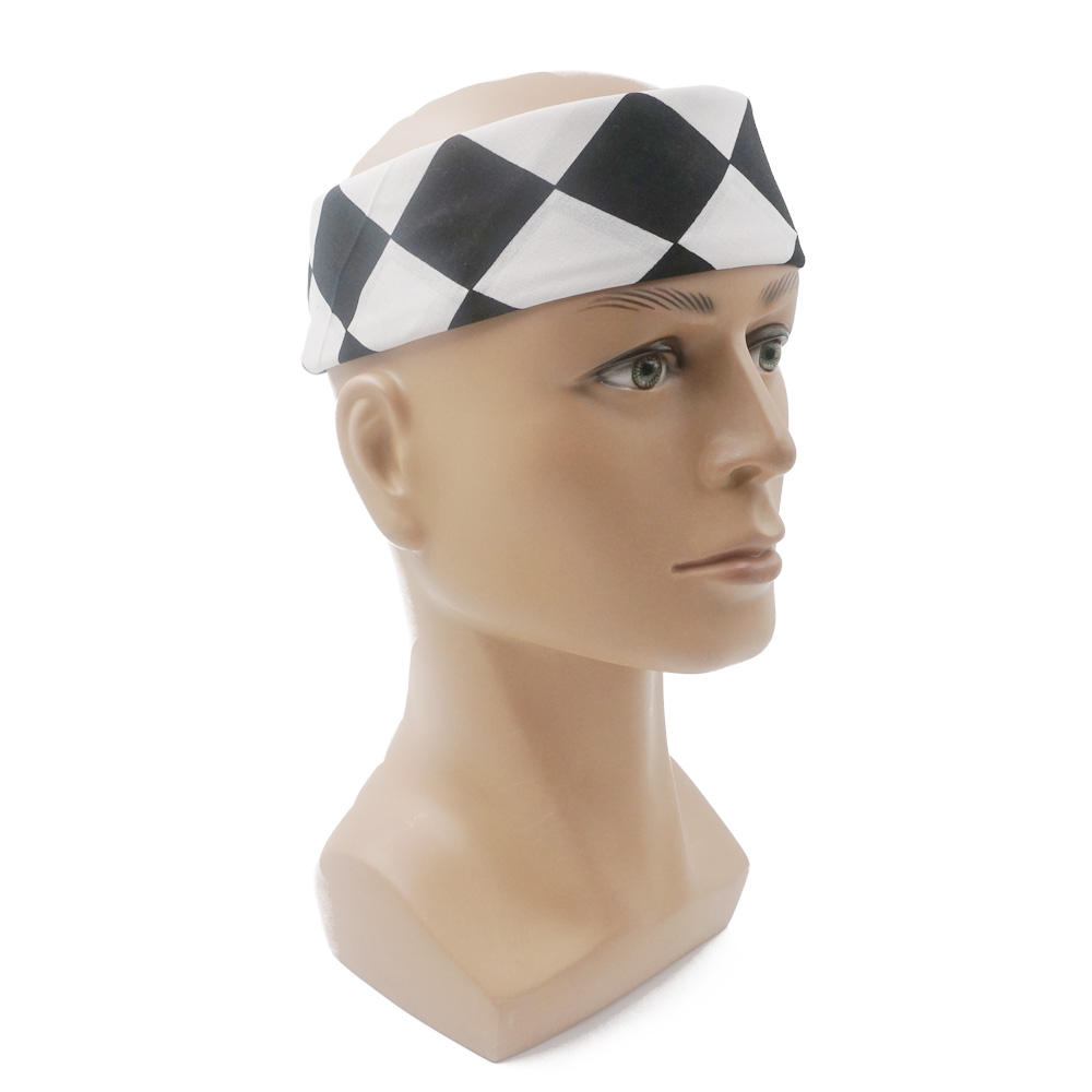 Bandana Checkered Flag Auto Ra – обзор и цена Bandana Blank White