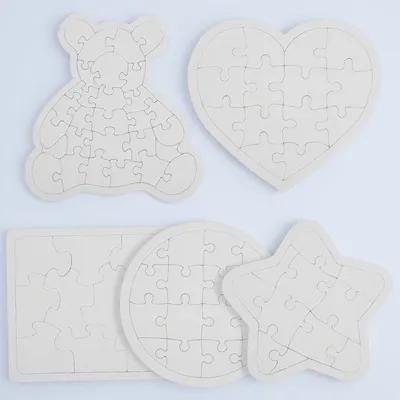 5Pcs White Blank Jigsaw Puzzle – обзор и цена Puzzle Blank White