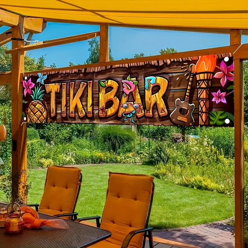 Tiki Bar Banner Tropical Hawai – обзор и цена Yard Sign Blank
