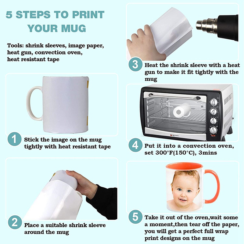 8X12 Inch Sublimation Shrink W – обзор и цена Sublimation Mug White