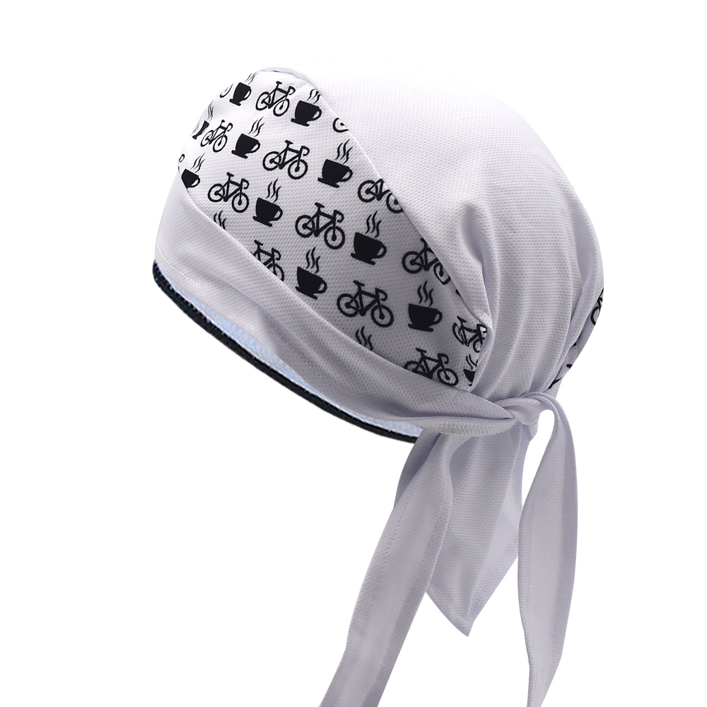 Classic Men White Cycling Cap  – обзор и цена Bandana Blank White