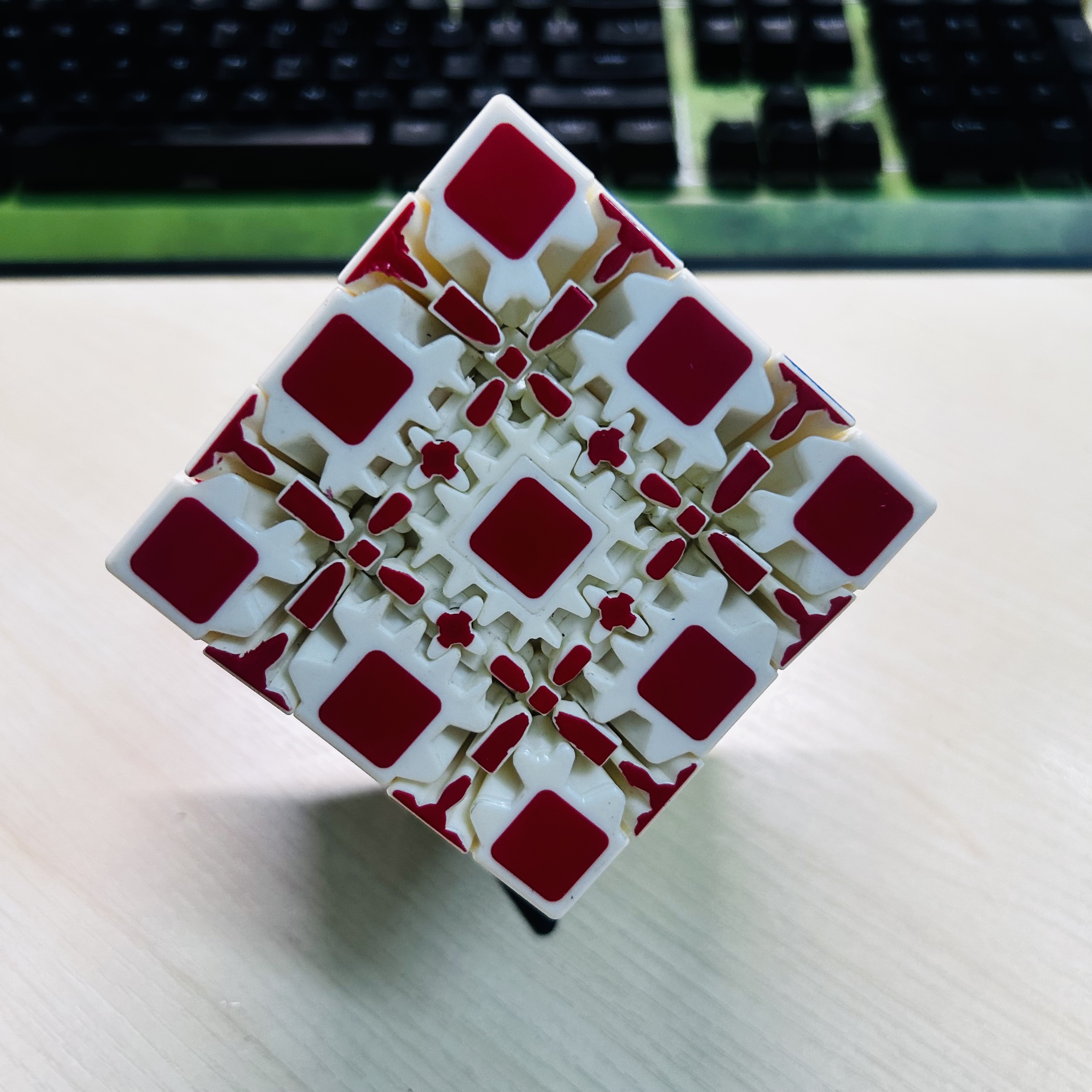 Collection Cube 5x5 Gear Cube  – обзор и цена Puzzle Blank White