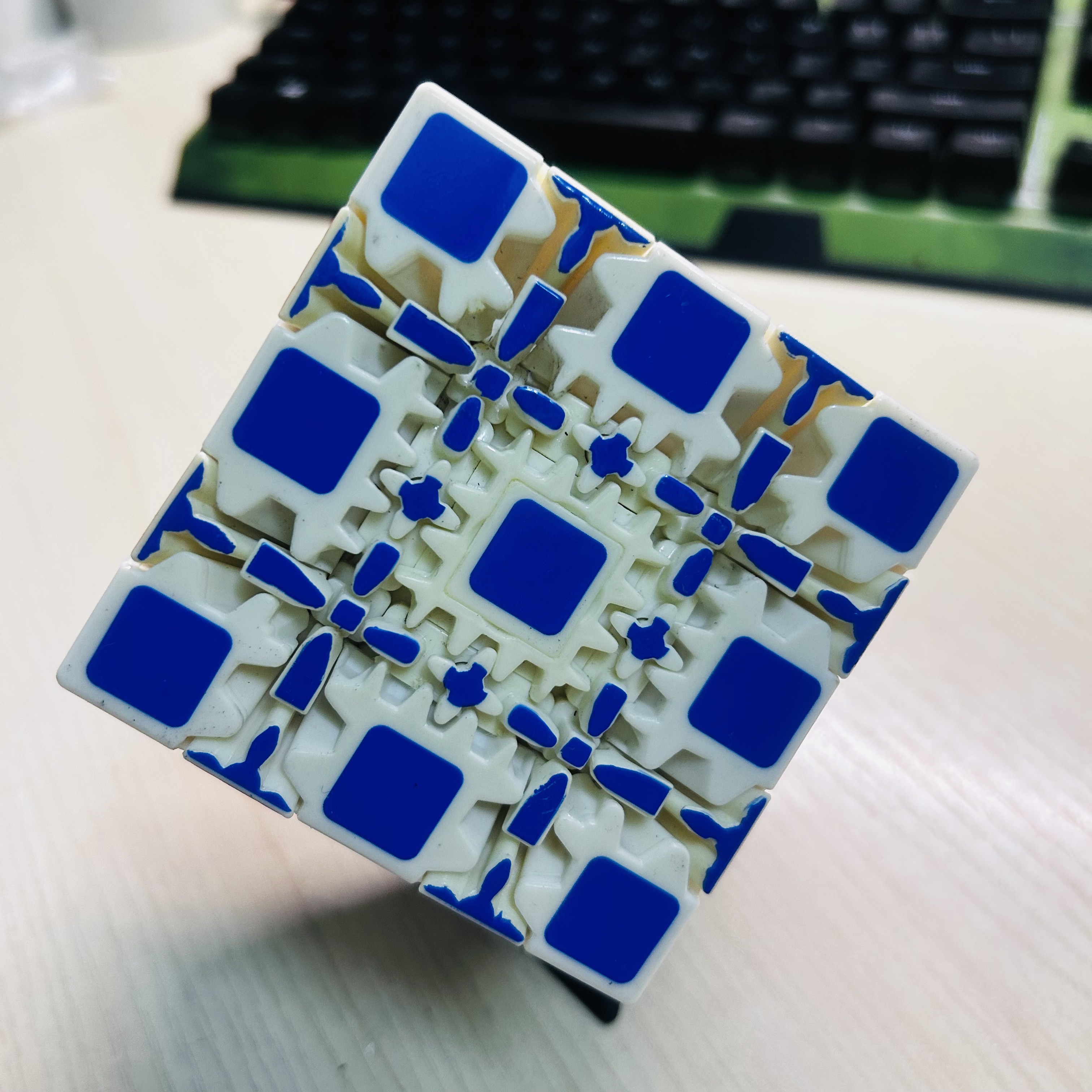 Collection Cube 5x5 Gear Cube  – обзор и цена Puzzle Blank White