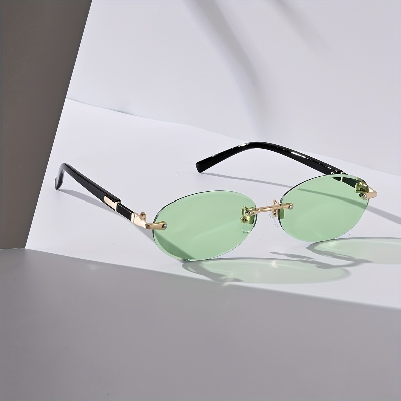 Sexy Small Oval Punk Sunglasse – обзор и цена Metal Photo Panel