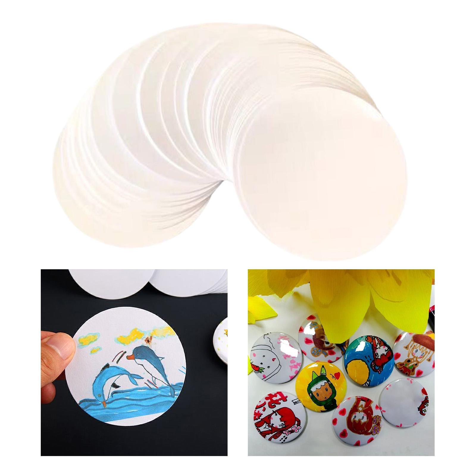 100Pcs Button Badges Blank Pap – обзор и цена Button Badge Blank
