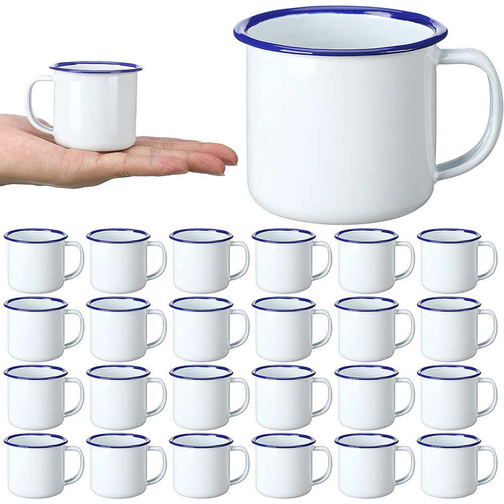 Mini Enamel Camping Coffee Mug – обзор и цена Sublimation Mug White