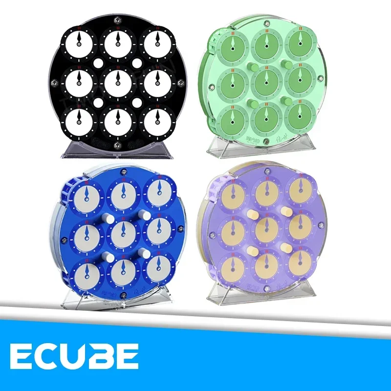 [ECube] QiYi Clock Puzzle Magn – обзор и цена Puzzle Blank White